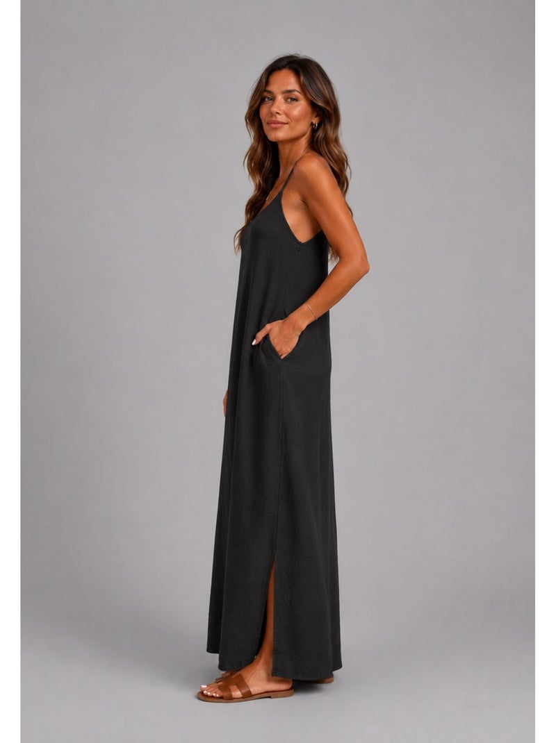 Vestido Kebello Negro Negro - Kiabi