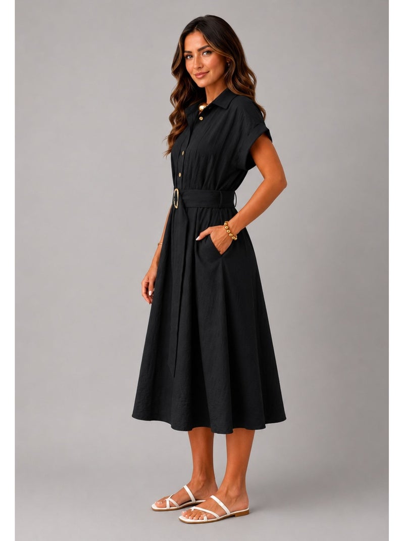 Vestido Kebello Negro Negro - Kiabi