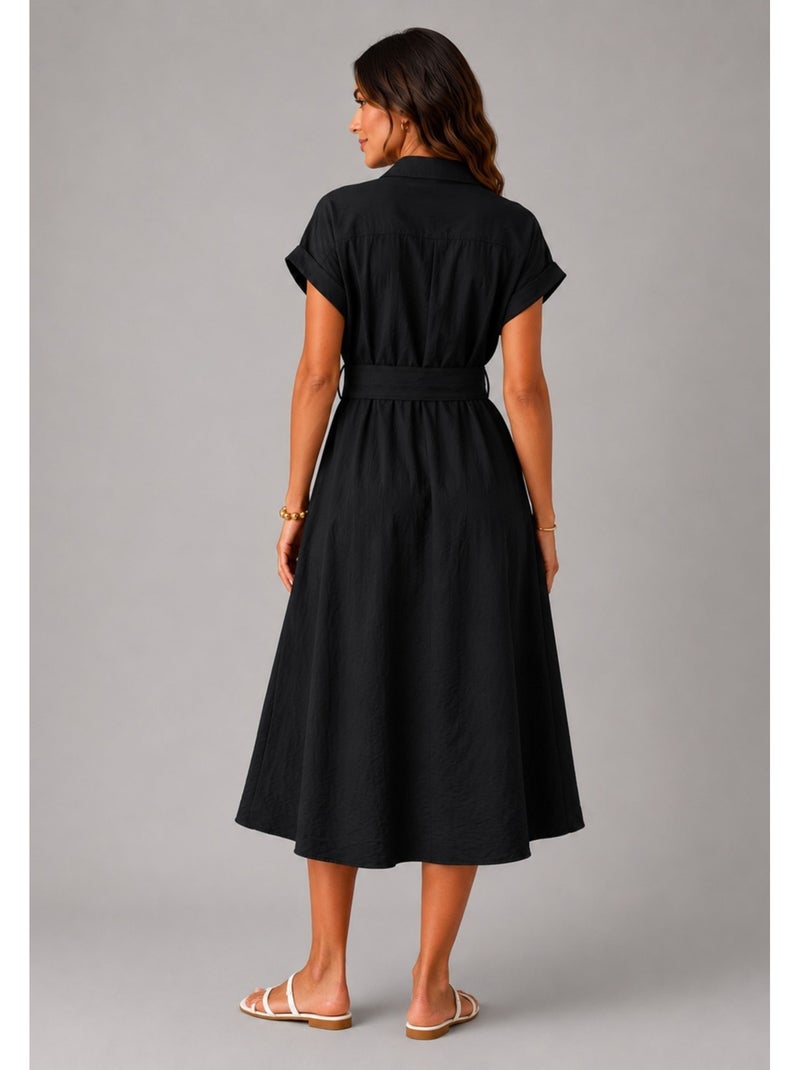 Vestido Kebello Negro Negro - Kiabi