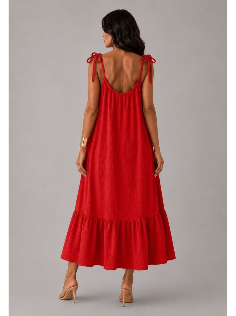 Vestido Kebello Rojo - Kiabi