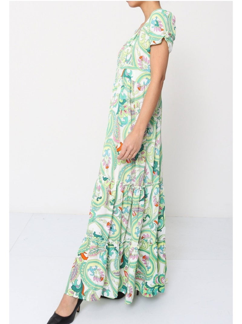 Vestido Kebello Verde - Kiabi