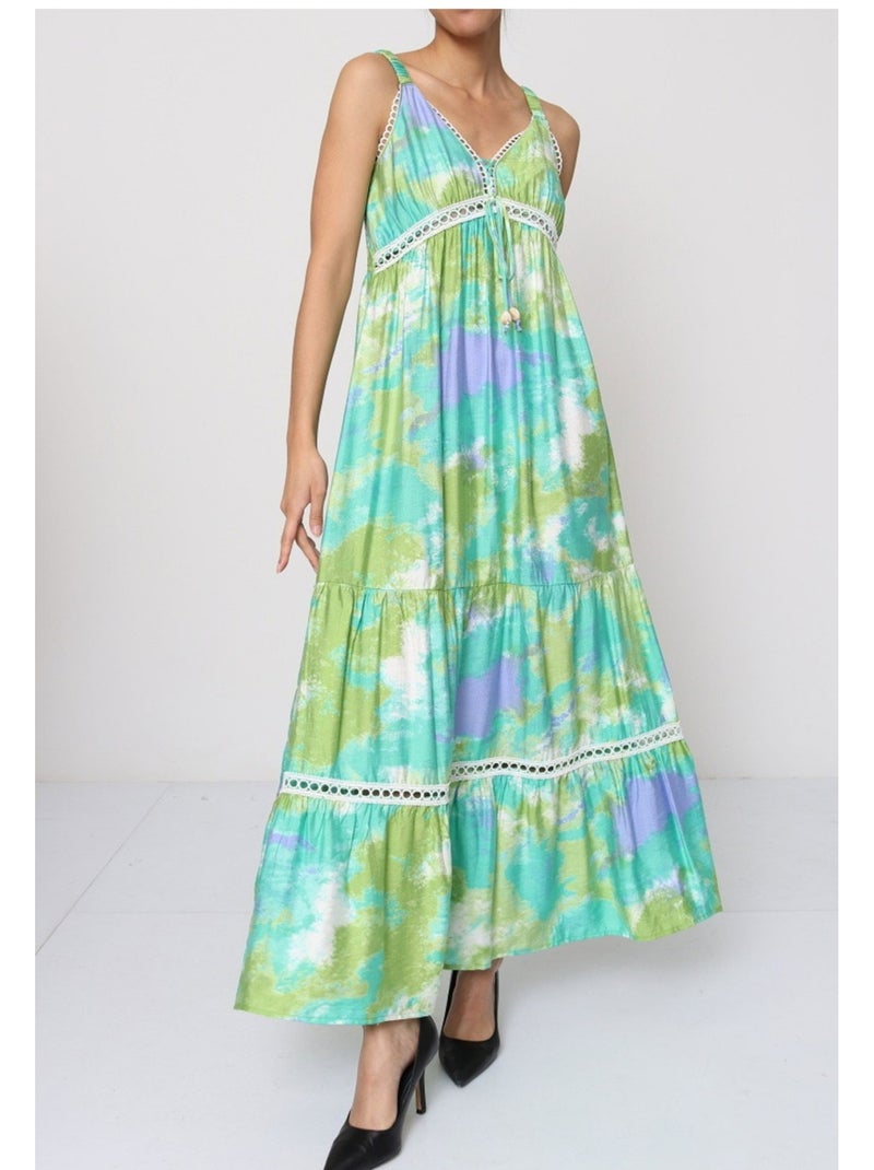 Vestido Kebello Verde - Kiabi