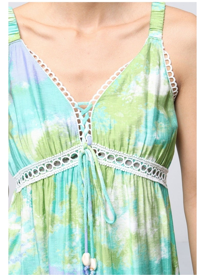 Vestido Kebello Verde - Kiabi