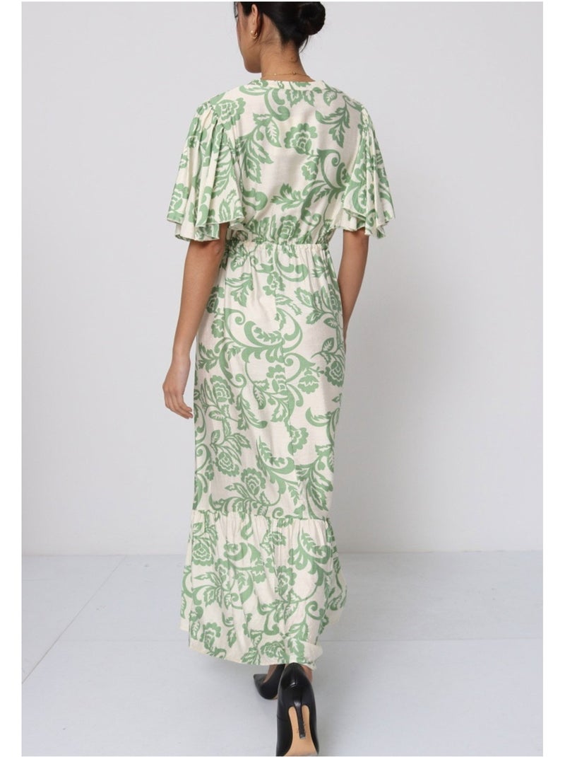 Vestido Kebello Verde - Kiabi