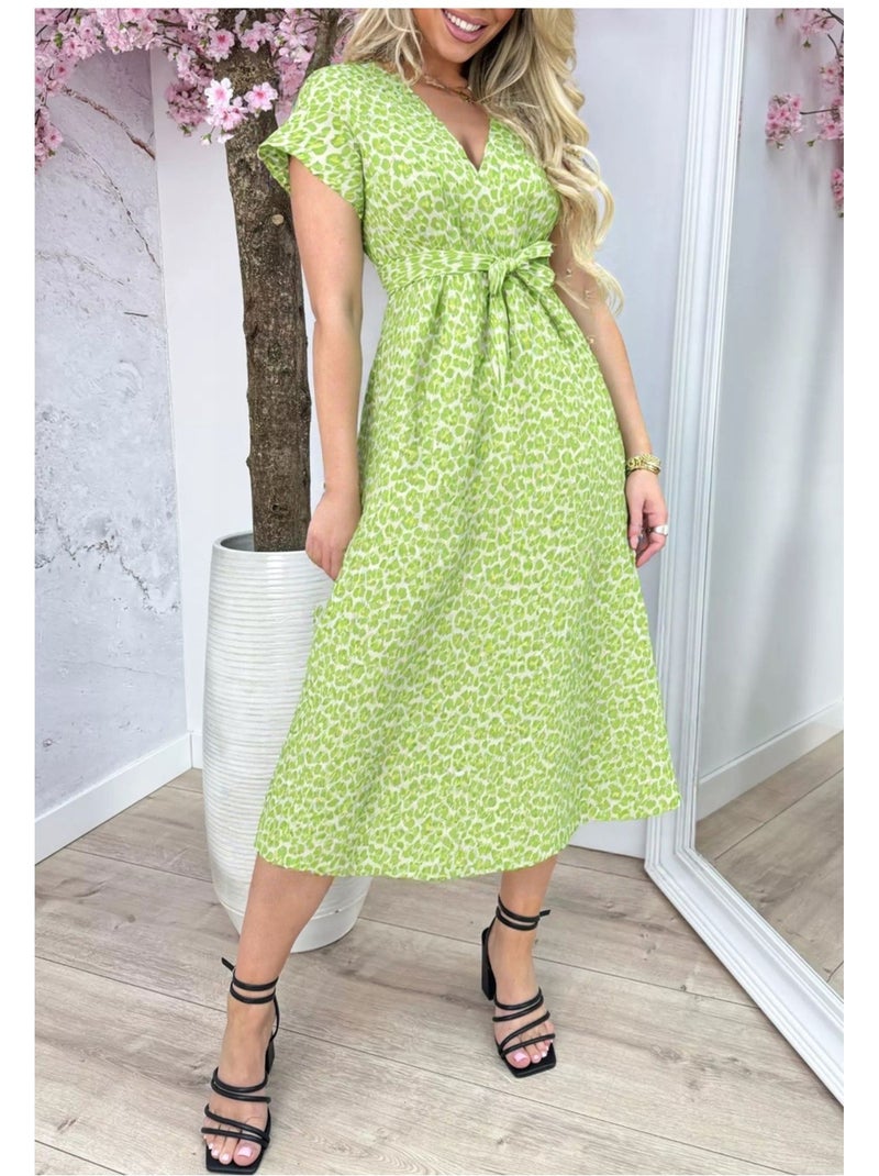 Vestido Kebello Verde - Kiabi