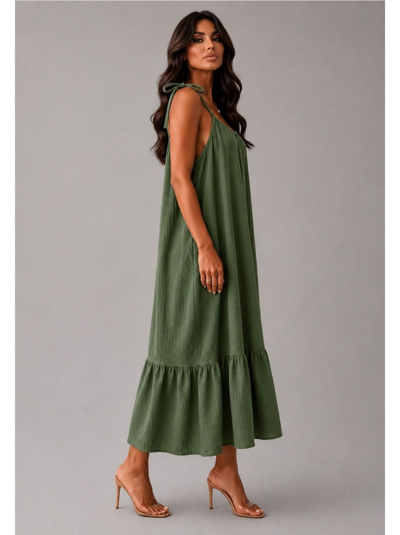 Vestido Kebello Verde - Kiabi