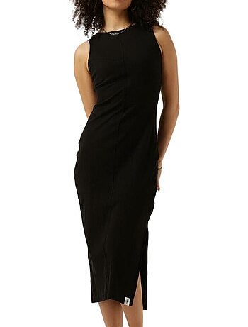 Vestido Largo Calvin Klein Jeans con Costuras para Mujer