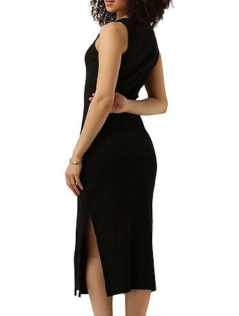Vestido Largo Calvin Klein Jeans con Costuras para Mujer