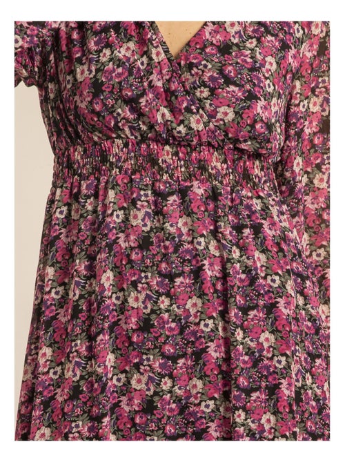 Vestido largo con estampado IGNACIA - Kiabi