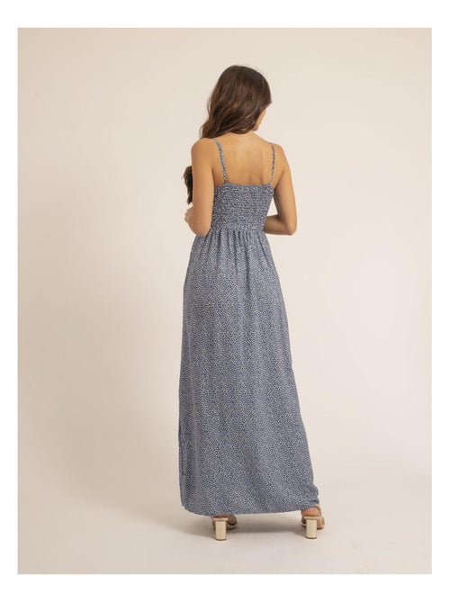 Vestido largo con motivos IBALMIE - Kiabi