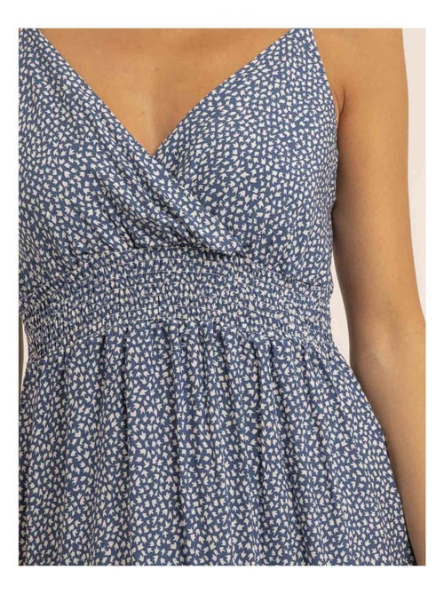 Vestido largo con motivos IBALMIE - Kiabi