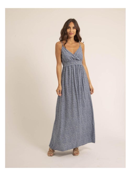 Vestido largo con motivos IBALMIE - Kiabi