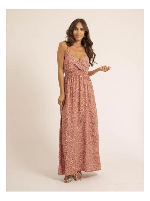 Vestido largo con motivos IBALMIE - Kiabi
