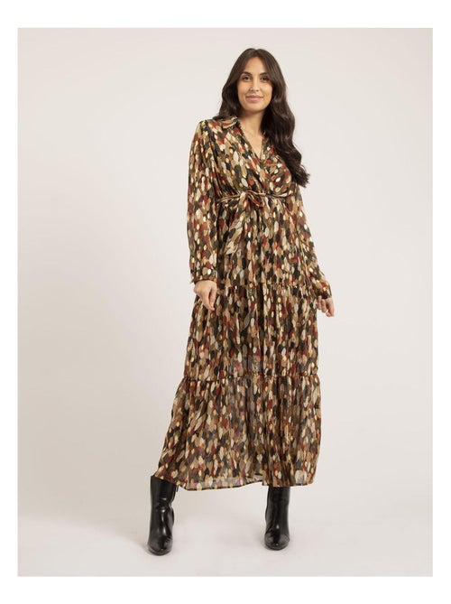 Vestido largo con motivos IDETTA - Kiabi