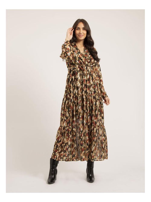 Vestido largo con motivos IDETTA - Kiabi