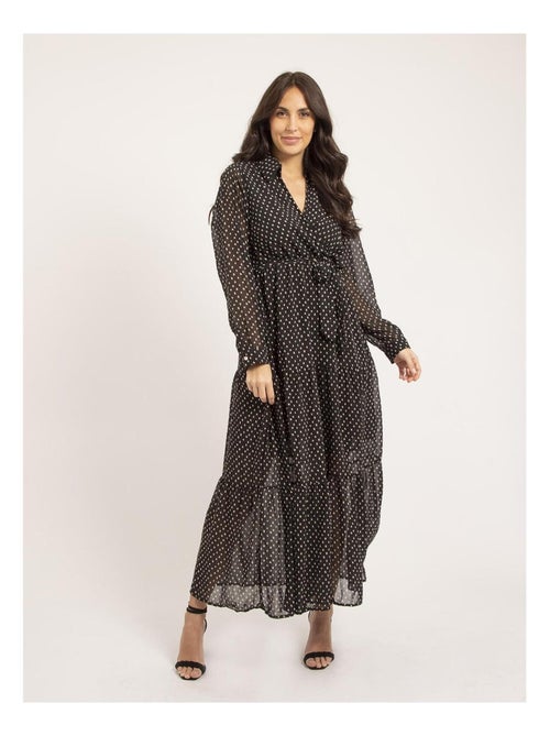 Vestido largo con motivos IDYANA - Kiabi