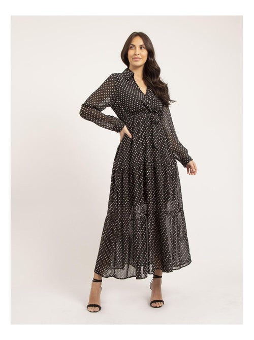 Vestido largo con motivos IDYANA - Kiabi