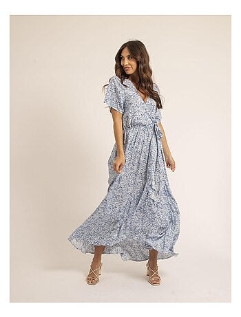 Vestido largo con motivos IGAELLE