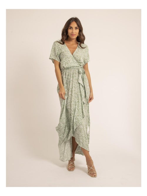 Vestido largo con motivos igaelle - Kiabi Vestido largo con motivos igaelle - Kiabi