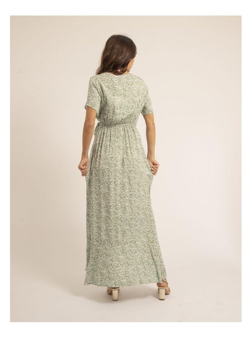 Vestido largo con motivos igaelle - Kiabi Vestido largo con motivos igaelle - Kiabi