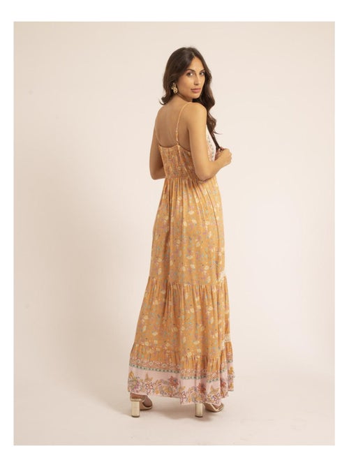 Vestido largo con motivos IMALIKA - Kiabi