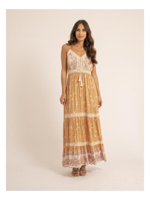 Vestido largo con motivos IMALIKA - Kiabi