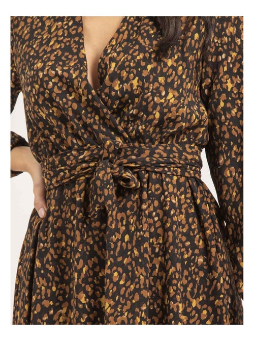 Vestido largo con motivos ISLAND - Kiabi