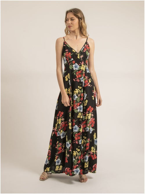 Vestido largo con motivos ITALIKA - Kiabi