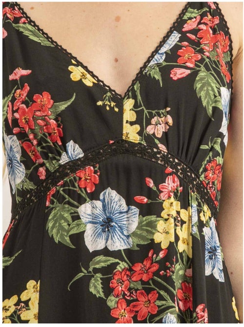 Vestido largo con motivos ITALIKA - Kiabi