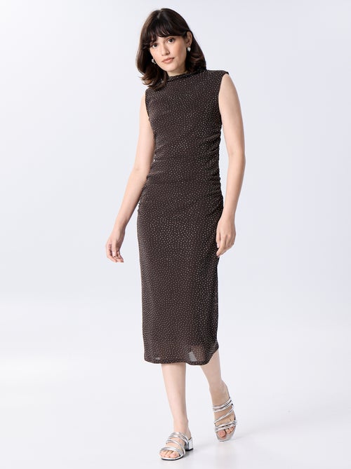 Vestido largo con strass - Kiabi