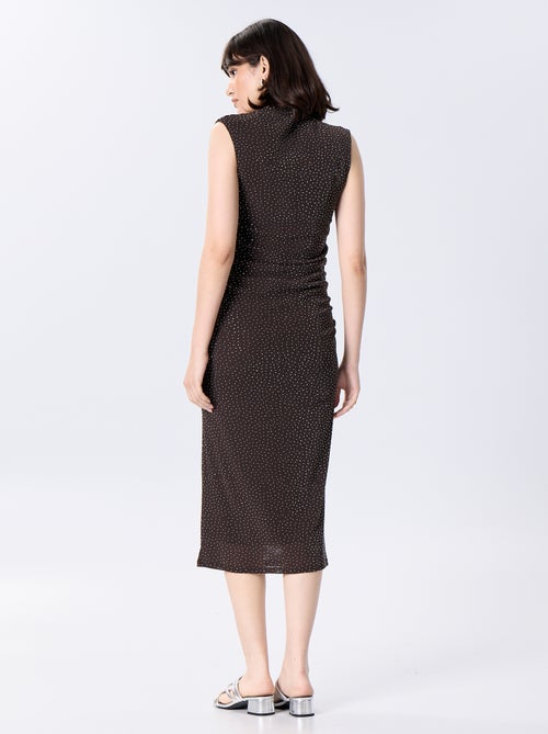 Vestido largo con strass - Kiabi