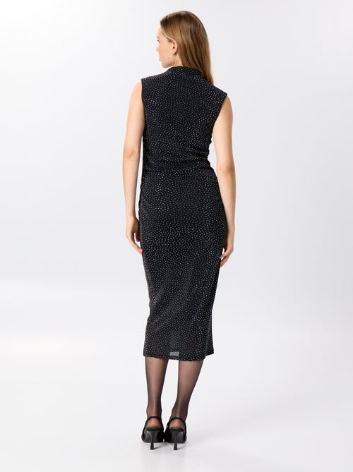 Vestido largo con strass - Kiabi