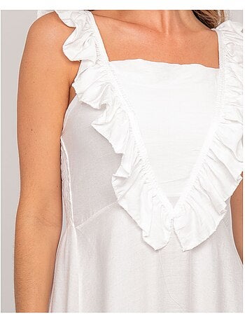 Vestido largo con tirantes IPARME