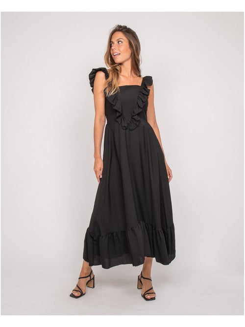 Vestido largo con tirantes IPARME - Kiabi Vestido largo con tirantes IPARME - Kiabi