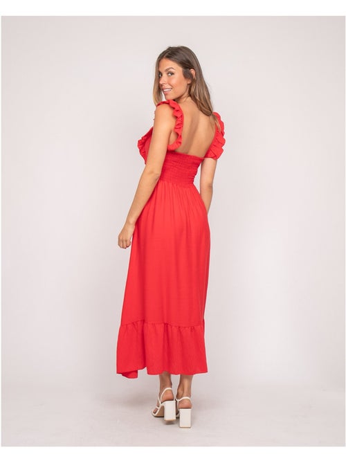 Vestido largo con tirantes IPARME - Kiabi Vestido largo con tirantes IPARME - Kiabi
