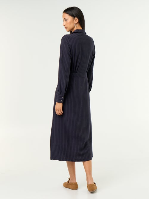 Vestido largo corte camisero - Kiabi Vestido largo corte camisero - Kiabi
