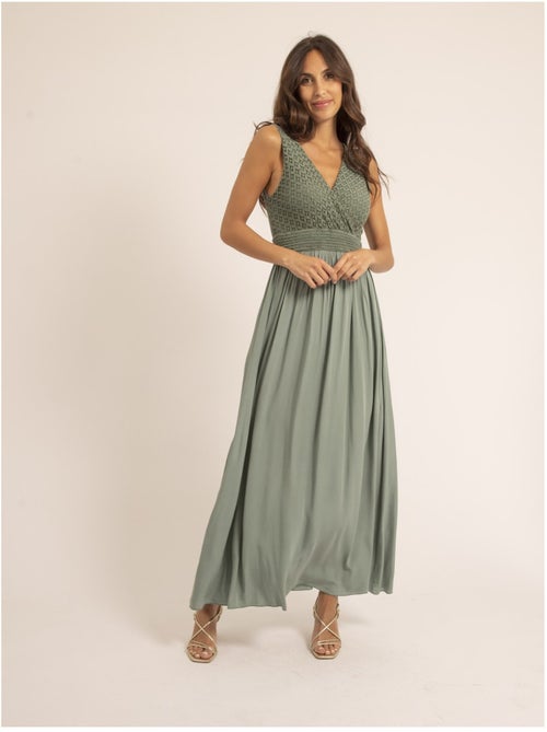 Vestido largo de encaje IPALENE - Kiabi