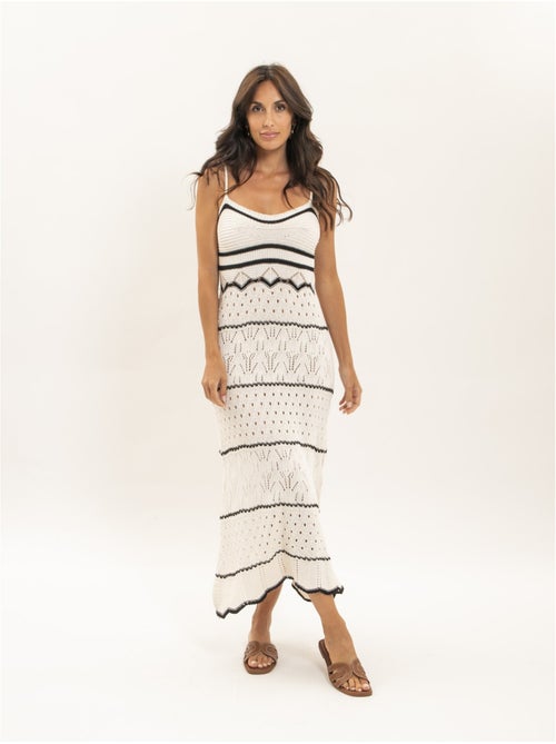 Vestido largo de ganchillo IBESTA - Kiabi