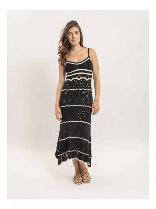 Vestido largo de ganchillo IBESTA - Kiabi