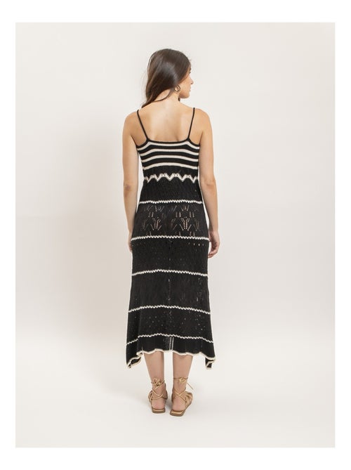 Vestido largo de ganchillo IBESTA - Kiabi