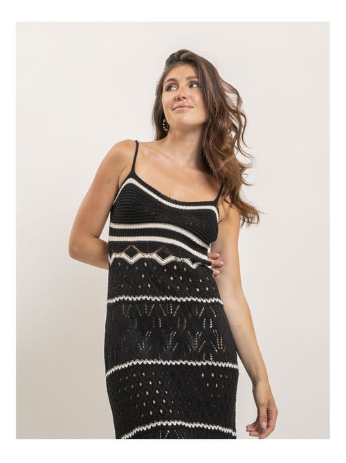 Vestido largo de ganchillo IBESTA - Kiabi