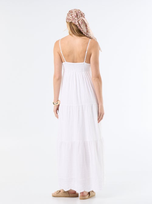 Vestido largo escalonado - Kiabi Vestido largo escalonado - Kiabi