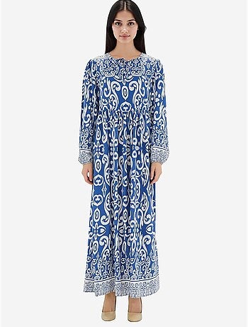 Vestido largo estampado bdart