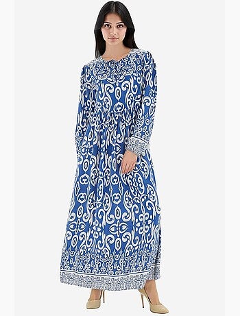 Vestido largo estampado bdart