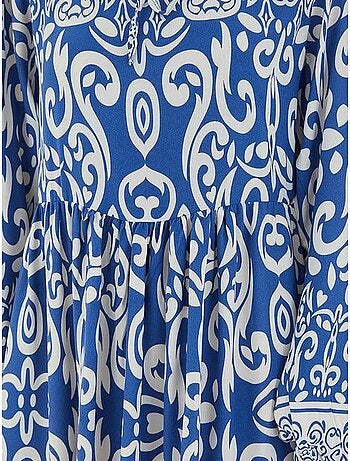 Vestido largo estampado bdart