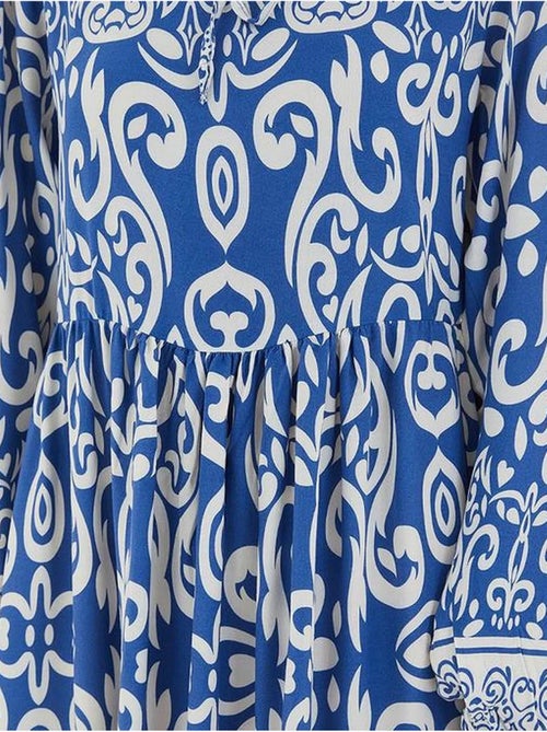 Vestido largo estampado bdart - Kiabi Vestido largo estampado bdart - Kiabi