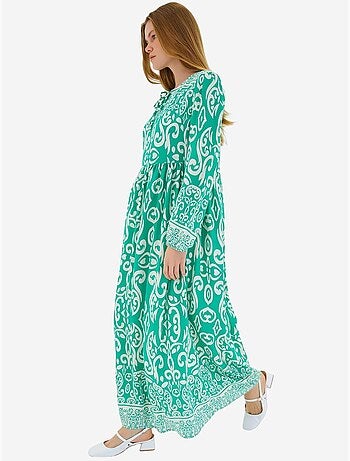 Vestido largo estampado bdart