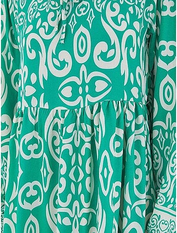 Vestido largo estampado bdart