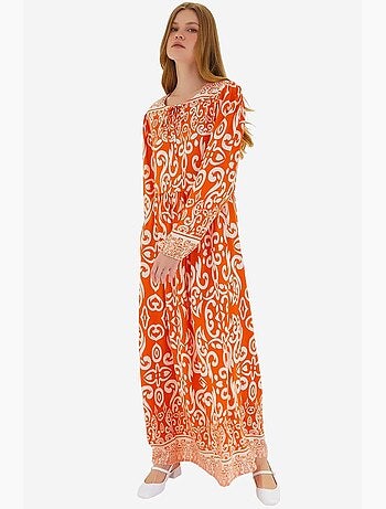 Vestido largo estampado bdart