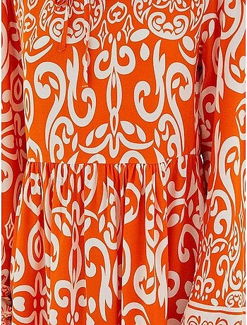 Vestido largo estampado bdart
